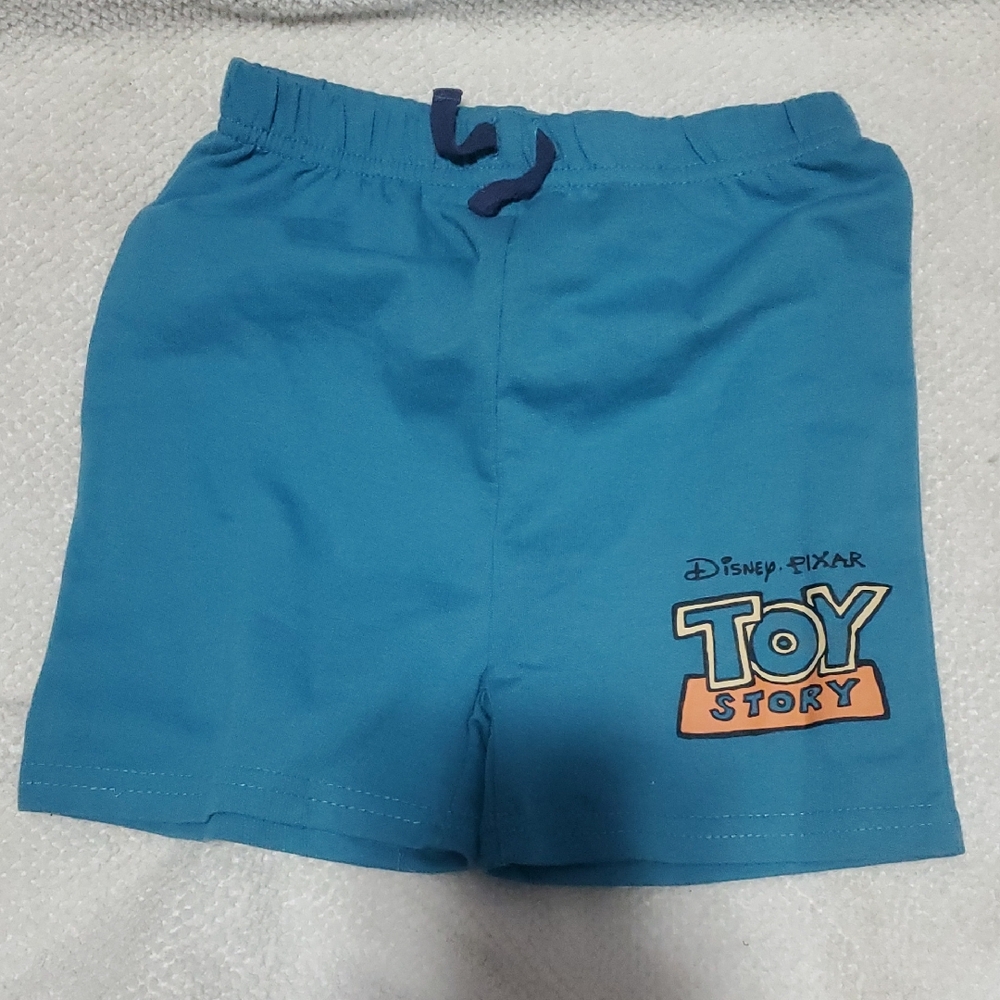 Disney Toy Story Teal Blue Kids Shorts with Drawstring